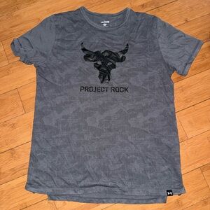 Under Armour Project Rock Black and Gray Tee